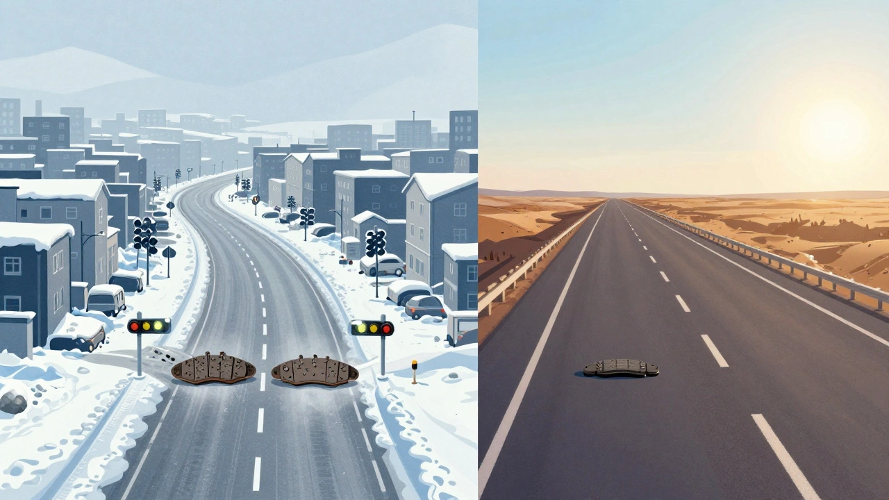 Сравнение износа тормозных колодок в городе и на трассе: быстрый износ против медленного.